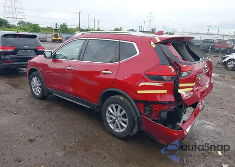 2017 Nissan Rogue Sv z USA, uszkodzony, nr VIN JN8AT2MV7HW264830